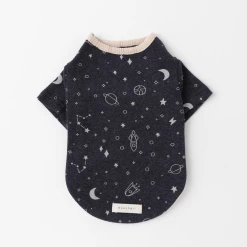 Mon Cheri Wear Space Print Top Navy