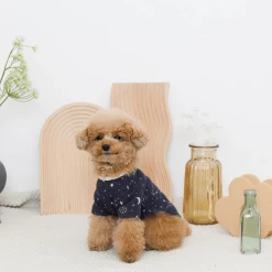 Mon Cheri Wear Space Print Top Navy