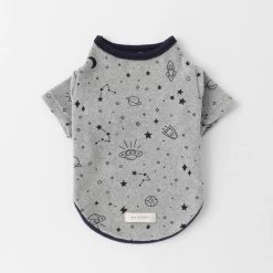 Mon Cheri Wear Space Print Top Grey