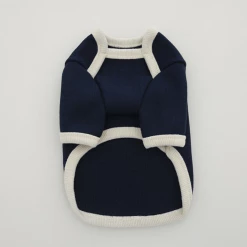 Near By Us Palette Knit Top Navy Wear