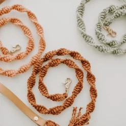 Macramama Macrame Leash Eucalyptus Walk