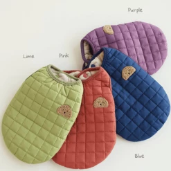 NK Pup Quilted Vest Lime