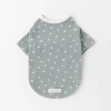 Mon Cheri Star Print Top Blue