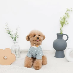 Mon Cheri Star Print Top Blue