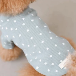 Mon Cheri Star Print Top Blue