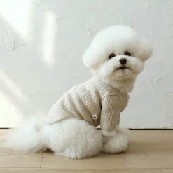 Chiot Bebe Waffle Tee Beige