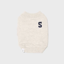 Small Stuff Logo Sweatshirt Oatmeal Melange New