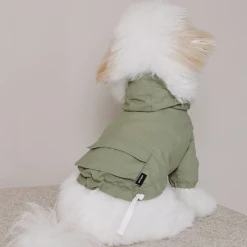 Small Stuff Hooded Anorak Khaki New