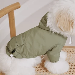 Small Stuff Hooded Anorak Khaki New