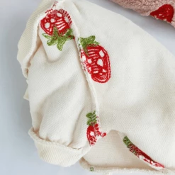 NK Pup Strawberry Fleece Pink New