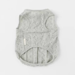 Mon Cheri New Cutwork Ribbon Blouse Sage