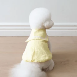 Chiot Linen Cape Top Lemon