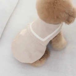 Chiot Linen Cape Top Beige New