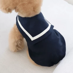 Chiot New Linen Cape Top Navy
