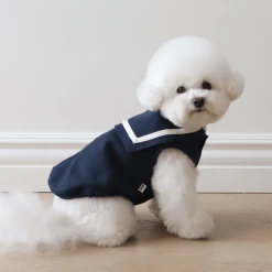 Chiot New Linen Cape Top Navy