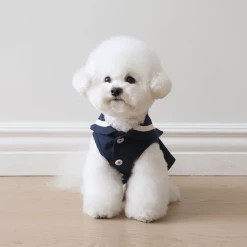 Chiot New Linen Cape Top Navy