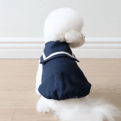 Chiot New Linen Cape Top Navy