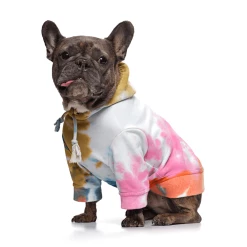 Love Thy Beast Confetti Tie Dye Hoodie New