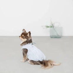 Mon Cheri New Flower Ribbon Blouse Blue