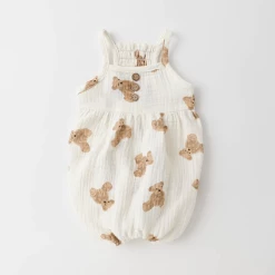 Mon Cheri New Bear Pumpkin Romper