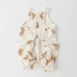 Mon Cheri New Bear Pumpkin Romper