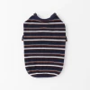 Mon Cheri Multi-Border Ribbed Pullover Navy New