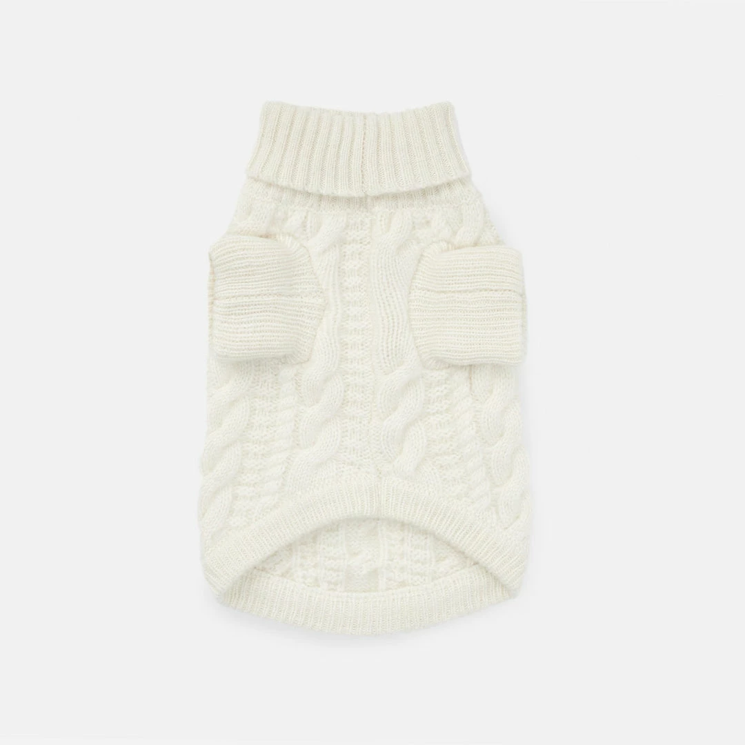 Best deal ✨ The Barkers Wear Off-White Fido Turtleneck 👍 7 The Barkers Wear Off-White Fido Turtleneck