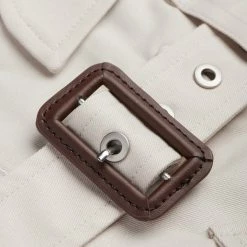 The Barkers Outerwear Khaki Rex Trench Coat