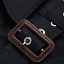 The Barkers Navy Rex Trench Coat