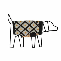 Ware Of The Dog Contrast Pattern Jacquard Sweater