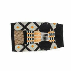 Ware Of The Dog Contrast Pattern Jacquard Sweater