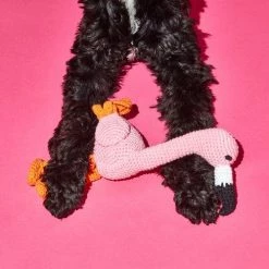 Ware Of The Dog Crochet Flamingo Toy Live