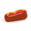 Ware Of The Dog Live Hand Knit Hot Dog Toy