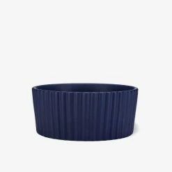 Waggo Ripple Pet Bowl Navy