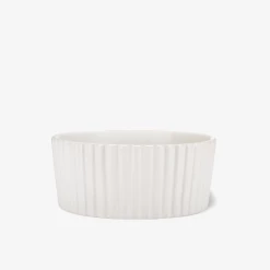 Waggo Ripple Pet Bowl White