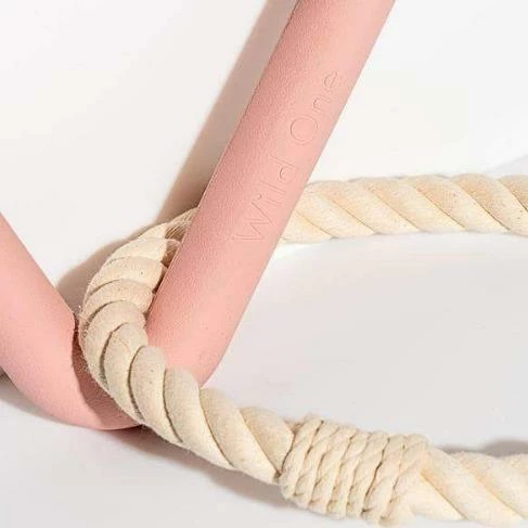 Best Sale 🤩 Wild One Live Triangle Tug Toy Blush 🎉 4 Wild One Live Triangle Tug Toy Blush