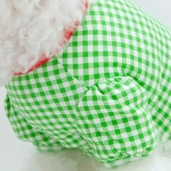 Dentists Appointment Gingham Puff Sleeve Tee Green Wear