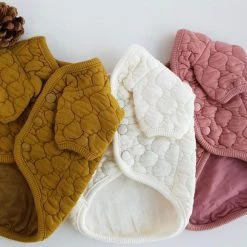 NK Pup Quilted Jacket Mustard