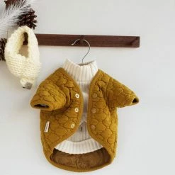 NK Pup Quilted Jacket Mustard