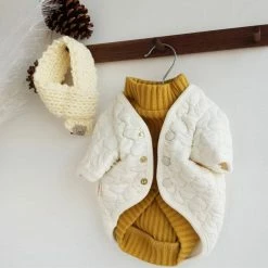NK Pup Quilted Jacket Ivory