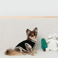 Mon Cheri Outerwear Color Scheme Quilted Vest Black