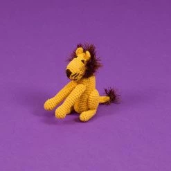 Ware Of The Dog Live Hand Crochet Lion