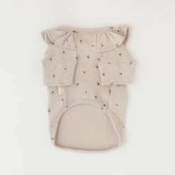 Mon Cheri Berry Frill Top Tan Wear