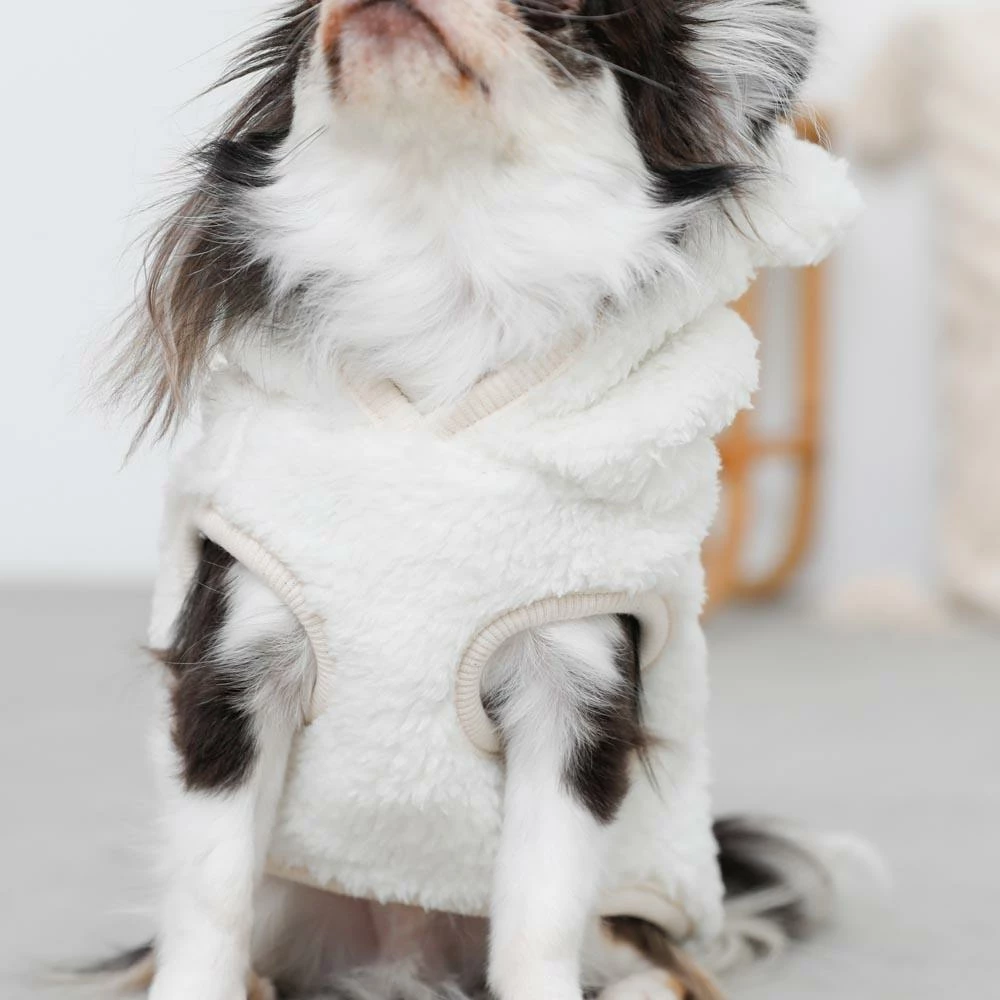 Wholesale 🥰 Mon Cheri Kuma Bear Fleece Hoodie Ivory Wear 👍 8 Mon Cheri Kuma Bear Fleece Hoodie Ivory Wear