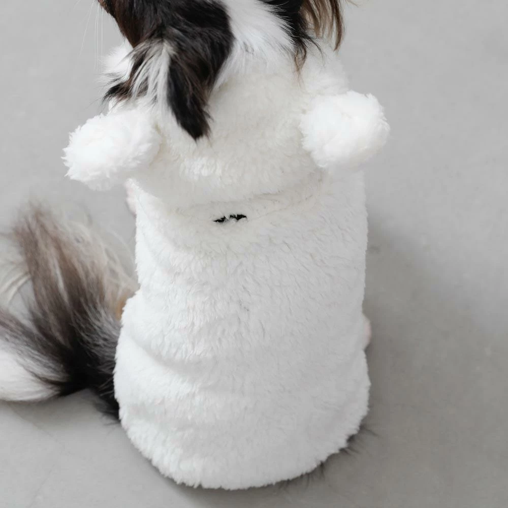 Wholesale 🥰 Mon Cheri Kuma Bear Fleece Hoodie Ivory Wear 👍 6 Mon Cheri Kuma Bear Fleece Hoodie Ivory Wear