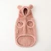 Mon Cheri Kuma Bear Fleece Hoodie Pink