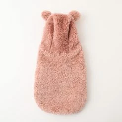 Mon Cheri Kuma Bear Fleece Hoodie Pink