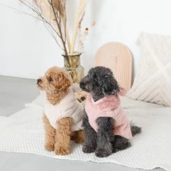 Mon Cheri Kuma Bear Fleece Hoodie Pink