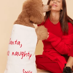 Max-bone Sorry Santa Sleeveless Sweater