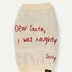 Max-bone Sorry Santa Sleeveless Sweater